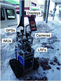 地域情提供報移動ロボット」